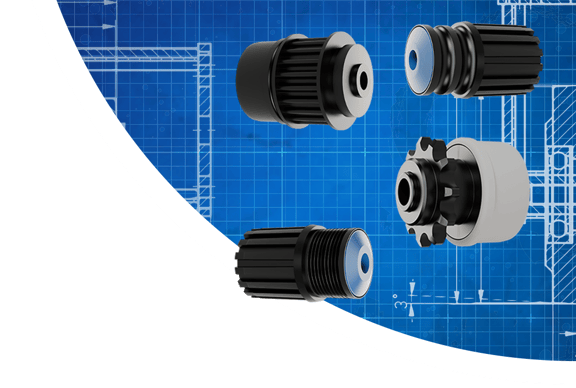 Carrying rollers with drive elements