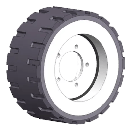 polyurethane wheels with cross-country tread