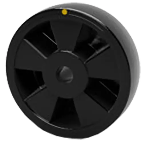 elektrisch leitfähiges Polyurethanrad mit Polyamidfelge