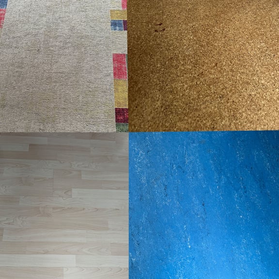 Boden- und Untergrundtabelle für Räder und Rollen
