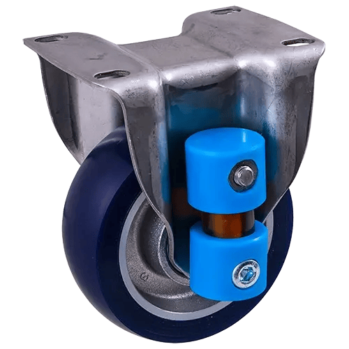 rostfreie gefederte Edelstahl-Bockrollen von Schwalb