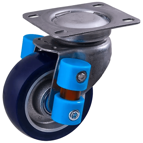 rostfreie gefederte Edelstahl-Lenkrollen von Schwalb